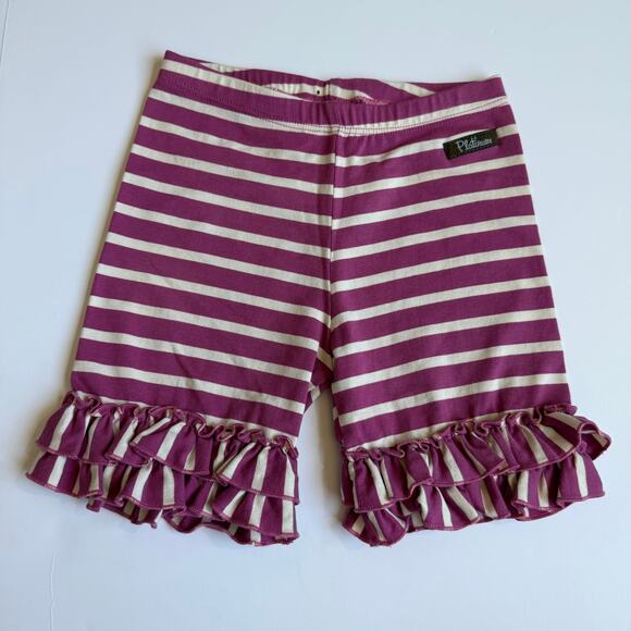 Matilda Jane Platinum Striped Ruffle Shorties 6 - Picture 2 of 7